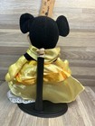 Disney Store Bean Bag Plush Minnie Mouse Belle Dress Toy