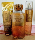 Bath   Body Works Marshmallow Pumpkin Latte 3-pc Set   Mist  Cream   Body Wash