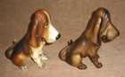 Breyer  325 Bloodhound And  326 Jolly Cholly  bit Of Blue Ribbon  Basset Hounds