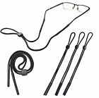 4-pack Neck Strap Sport Sunglass Eyeglass Read Glasses Cord Lanyard Holder Black