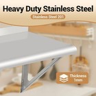 Stainless Steel Wall Shelf Nsf Commercial Wall-mounted Shelving