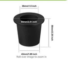 3 Pieces Patio Table Umbrella Hole Ring Insert Umbrella Table Ring Umbrella Cone