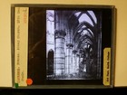 12th C  Choir Ruins  Abbey Church  Ourscamp  France  Magic Lantern Glass Slide