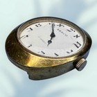 Vintage 1960s 35mm Hebrew Hours Kraco Gold Mechanical 17 Jewel Watch Runs