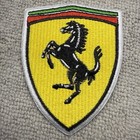      Nos Premium F1 Formula Ferrari Logo Embroidered Patch 3   Sports Car Iron On