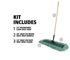 Microfiber Wood Handle Dust Mop     Rubbermaid Commercial Floor Cleaning Mop    
