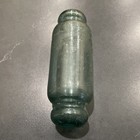 Japanese Rolling Pin Glass Float - Authentic Vintage Japan Fish Net Buoy - Aqua