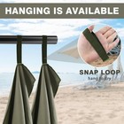 Quick Dry Microfiber Towels 3 Pack For Travel Camping Gym Beach Yoga Army Green