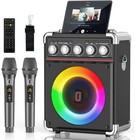 Karaoke Machine Audio With Microphone Portable Bluetooth Speaker Graduation Gift