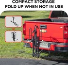 2 Bike Rack Carrier Vehicle Mount Truck Hitch Heavy Duty Folding W  Lock New