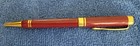 Rare Burgundy Gold Posicor Drug Rep Pharmaceutical Metal Pen Bubble Top P3