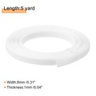 Uxcell Boning For Sewing  1pcs 5 Yards 8mm - 5 X 0 31 Inches  White