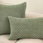 Us New Plush Corduroy Plain Cushion Cover Soft Throw Pillow Case Sofa Home Decor