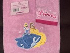 Jay Franco Disney Princess Bath pool Towel Set In Pink Cinderella Belle New
