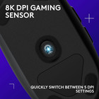 Logitech G203 Wired Gaming Mouse  8 000 Dpi  Rainbow Optical Effect Lightsync Rg