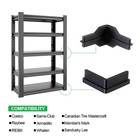 Yinarong Corner Connector With Feet   Caps  For Shelving Units   Racks