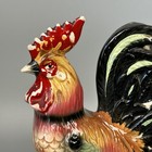 Vintage Ceramic Rooster Figurine 10  Hand Painted Farmhouse Decor Made In Japan