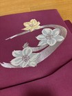 Obi Kimono Yukata Wine Color Purple Showa Retro Dressing Summer Festival