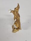 Spoontiques Golden Wizard With Crystal Body Pewter Figurine - 1984 - C38