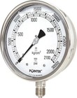 High Pressure Gauge Dual Scale 0-2000 Bar  0-30000 Psi n