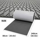 Surf Traction Pad Teak Marine Kayak Flooring Eva Foam Boat Decking Mat 35  x94  