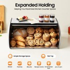 Stainless Steel Bread Box     Stylish Storage For Fresh Breads And Pastries
