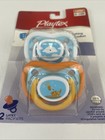 Vintage Playtex Binky Latex Pacifiers 0-24 Months 2 Pack Clouds   Fish New