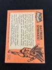 1966 Topps Batman Trading Card   12 Black Bat Batman Strikes With The Joker