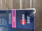 Avery 5911 Business Cards Matte White 2 X 3  5  Microperf Laser 80lb 2500 pk New