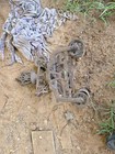Antique Vintage Cast Iron Multi-wheel Pulley Block   Tackle Assembly