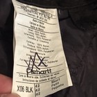 Carhartt X06 Hood Coveralls Men s 42 Short Black Quilt Lined Heavy Outerwear