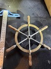 Vintage 20    Nautical Ship Wheel Wooden Handle Boat Helm Maritime Decor