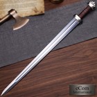 Hand Forged Carbon Steel Viking Sword Battle Ready Medieval Sword With Scabbard 