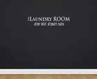 The Laundry Room Drop Your Drawers Here Wall Decal Removable Laundry Decor 2126 