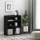 Pasir 3 Tier Display Bookcase  Black Oak
