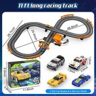 Slot Car Race Track Set For Boys  2 High-speed Electric Race Cars  Lap Counter