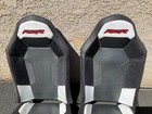 2-polaris Rzr Xp 1000 Xp Turbo Seats White Black Seats Red Stitch Blem  69
