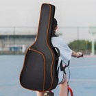 40 41 Inch Acoustic Guitar Bag 5mm Thick Padded Case With Hard Bottom Waterproof