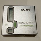 Sony Md Walkman Mz-e77 Portable Minidisc Player With Accessories