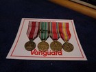 Mini Size Medal Wwii Set 4 Medals Mounted United States Military Us Army    