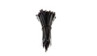 100 Pack 6  Inch Zip Ties Nylon Black 45 Lbs Uv Weather Resistant Wire Cable Hd