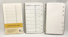 Franklin Covey Page Lot Pocket Size Partial Starter Pack  Address   Phone Tabs