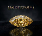3 Ct Marquise Cut Yellow Lab Grown Diamond Vvs1 D Color Certified Loose Stone