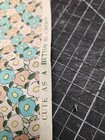 Vintage Fabric Cute As A Button By Cheri  Pink Blue Flowers  Sold By 1 2 Yard