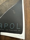 Interpol  numbered Limited Poster 4 21 2015  Warfield  san Francisco  Ca sticker