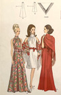 Vogue Paris Original 2230 Dior Evening Dress   Stole Pattern    Label  Size 12