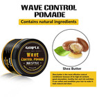 Natural Wave Pomade For Men Strong Hold  Easy Wash 360 Wave Training Hair Cream 