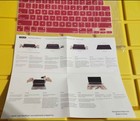 Laptop Red Thin Silicone Keyboard Cover Skin Macbook Air - New