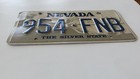 2001 Nevada Nv License Plate 954 Fnb The Silver State 