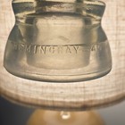 Hemingray-42 Clear Glass Insulator 8a-39 Made In U s a  Hemingray-42
